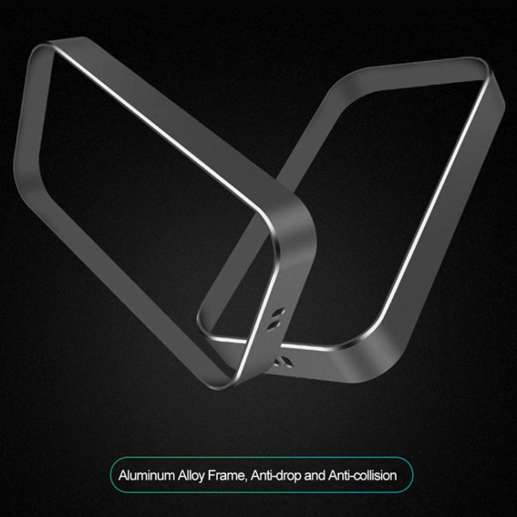 Haut-parleur Bluetooth sans fil portable ultra-plat BT209, compatible carte TF et appels mains libres, argent
