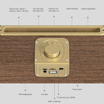 Enceinte Bluetooth portable Oneder V6, support mains libres & FM & carte TF & AUX & clé USB