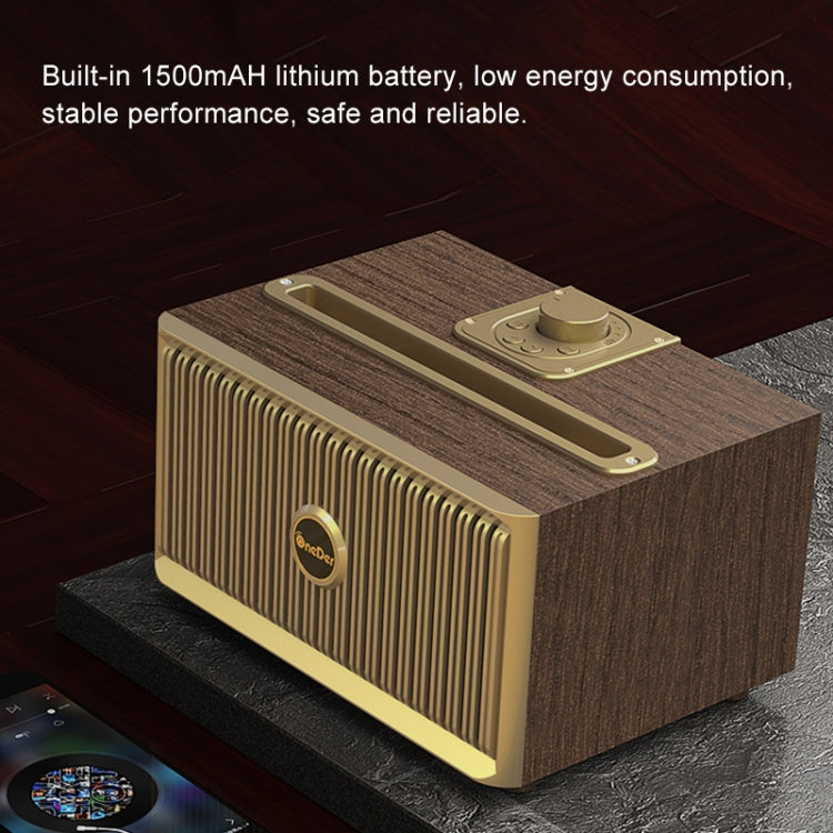 Enceinte Bluetooth portable Oneder V6, support mains libres & FM & carte TF & AUX & clé USB