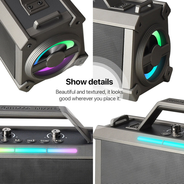 Enceinte Bluetooth sans fil portable extérieure L202 Enceinte karaoké maison, L202