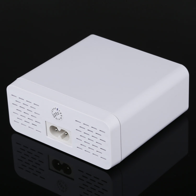 899 Chargeur rapide 30 W QC 3.0 6 ports USB avec écran numérique LCD, prise UE, 899