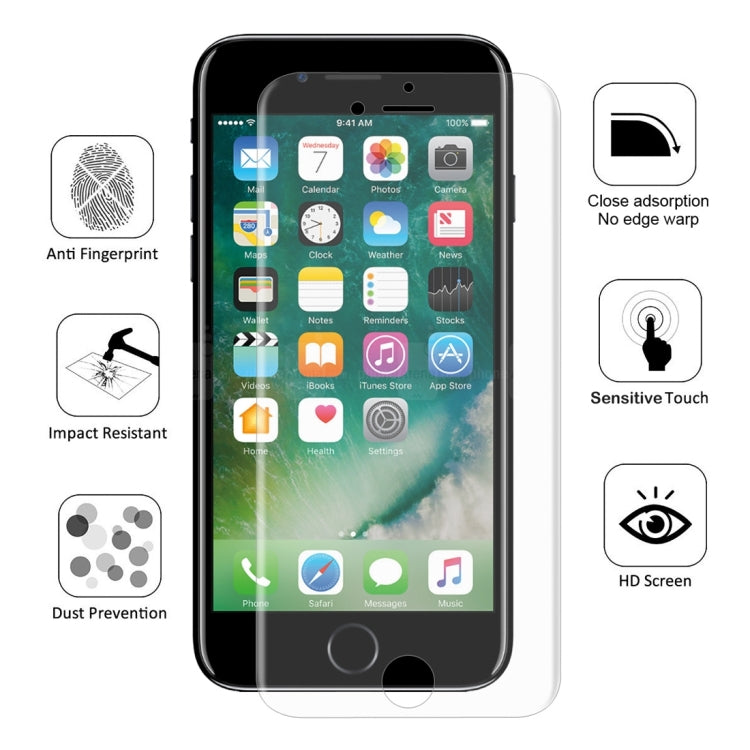 Protecteur d'écran 3D ENKAY Hat-Prince 0,1 mm Film hydrogel anti-explosion pour iPhone 8 Plus et 7 Plus, matériau TPU+TPE+PET, iPhone 8P et 7P