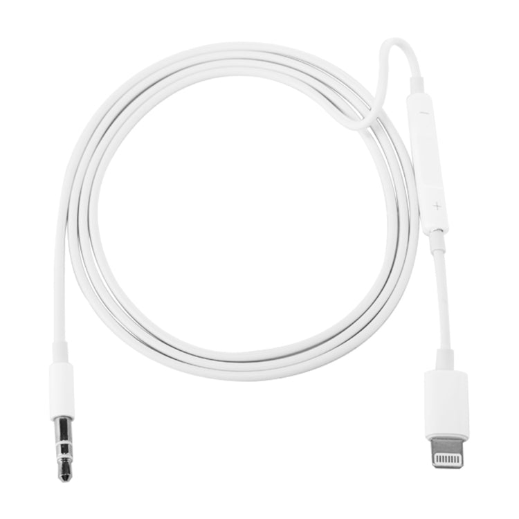 MH021 Câble audio AUX 1m 8 broches vers 3,5 mm prenant en charge le contrôle en ligne, MH021
