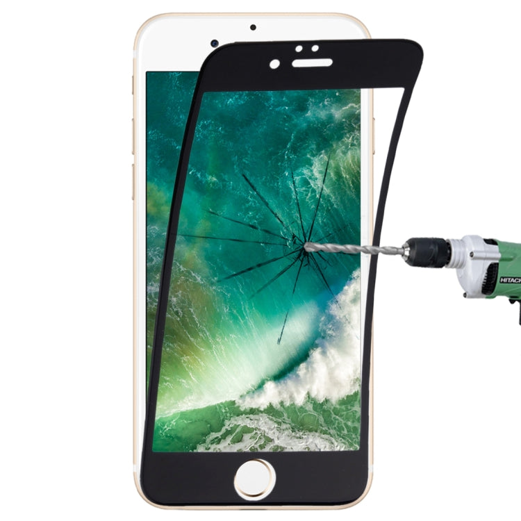 0.1mm 9H Full Screen Flexible Fiber Tempered Glass Film for iPhone SE 2020 / 8 / 7, For iPhone SE 2020 / 8 / 7 Black, For iPhone SE 2020 / 8 / 7 White