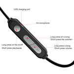 Casque intra-auriculaire Bluetooth 5.0 X3 à absorption magnétique avec micro HD, support des appels mains libres, portée : 10 m