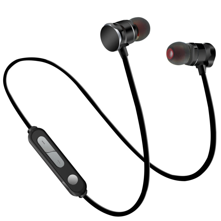 Casque intra-auriculaire Bluetooth 5.0 X3 à absorption magnétique avec micro HD, support des appels mains libres, portée : 10 m