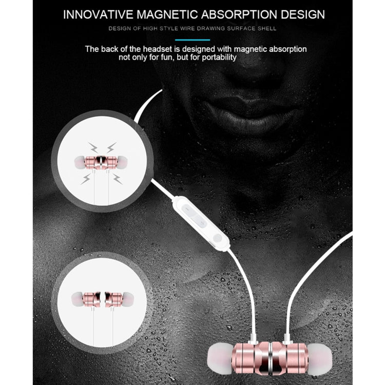Casque intra-auriculaire Bluetooth 5.0 X3 à absorption magnétique avec micro HD, support des appels mains libres, portée : 10 m