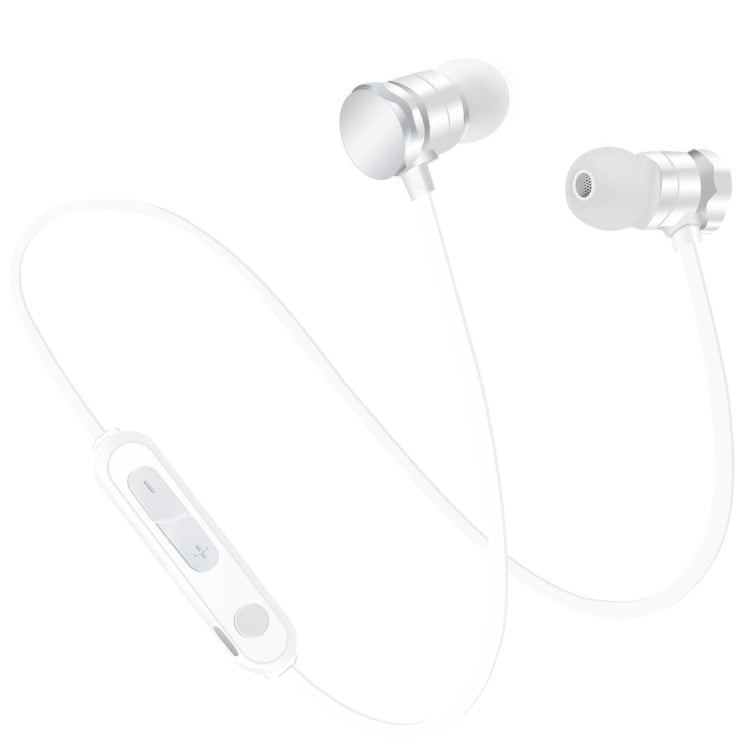 Casque intra-auriculaire Bluetooth 5.0 X3 à absorption magnétique avec micro HD, support des appels mains libres, portée : 10 m