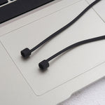 Sangle anti-perte pour écouteurs Bluetooth sans fil en silicone unisexe pour Apple AirPods 1/2, longueur du câble : 60 cm