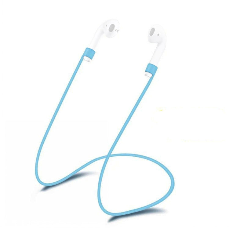 Sangle anti-perte pour écouteurs Bluetooth sans fil en silicone unisexe pour Apple AirPods 1/2, longueur du câble : 60 cm