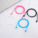 Sangle anti-perte pour écouteurs Bluetooth sans fil en silicone unisexe pour Apple AirPods 1/2, longueur du câble : 60 cm