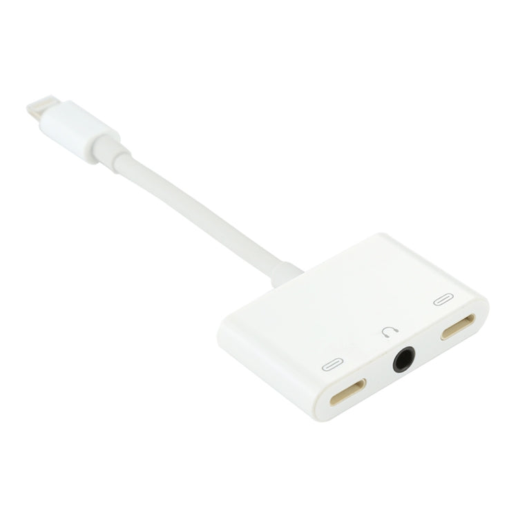 Adaptateur audio mâle 8 broches vers double femelle 8 broches et femelle 3,5 mm