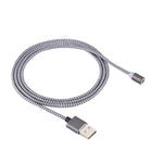 Câble de synchronisation et charge tressé 1,05m 8 broches + Micro USB + USB-C / Type-C vers USB avec indicateur LED