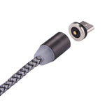 Câble de synchronisation et charge tressé 1,05m 8 broches + Micro USB + USB-C / Type-C vers USB avec indicateur LED
