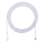 Câble de charge rapide USB-C / Type-C mâle vers 8 broches mâle de 2 m