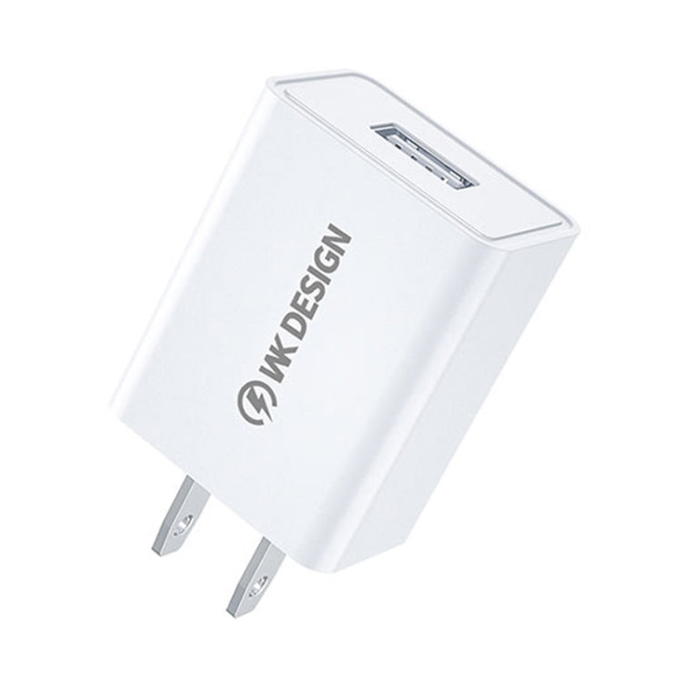 WK WP-U118 Adaptateur secteur de voyage 10W à port USB unique, prise US, WP-U118 Prise US