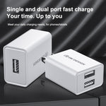 WK WP-U118 Adaptateur secteur de voyage 10W à port USB unique, prise US, WP-U118 Prise US