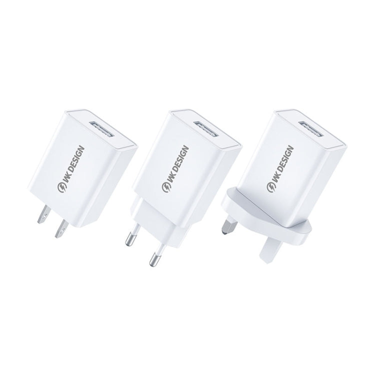 WK WP-U118 Adaptateur secteur de voyage 10W à port USB unique, prise UE, WP-U118 prise UE