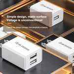 WK WP-U118 Adaptateur secteur de voyage 10W à port USB unique, prise UE, WP-U118 prise UE
