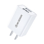 WK WP-U119 Chargeur de Voyage 10W à Deux Ports USB Adaptateur Secteur, Prise US, WP-U119 Prise US
