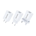 WK WP-U119 Chargeur de Voyage 10W à Deux Ports USB Adaptateur Secteur, Prise US, WP-U119 Prise US