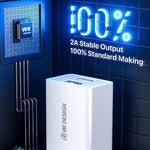 WK WP-U119 Chargeur de Voyage 10W à Deux Ports USB Adaptateur Secteur, Prise US, WP-U119 Prise US