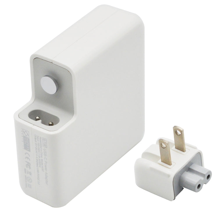 Adaptateur secteur Type-C 61W avec câble de 1,8 m, prise US, prise US 61W