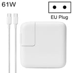 Adaptateur secteur Type-C 61W avec câble de 1,8 m, prise EU, prise EU 61W