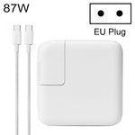 Adaptateur secteur portable 87W Type-C avec câble de charge Type-C 1,8m, prise EU, 87W prise EU