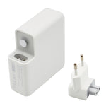 Adaptateur secteur portable 87W Type-C avec câble de charge Type-C 1,8m, prise EU, 87W prise EU