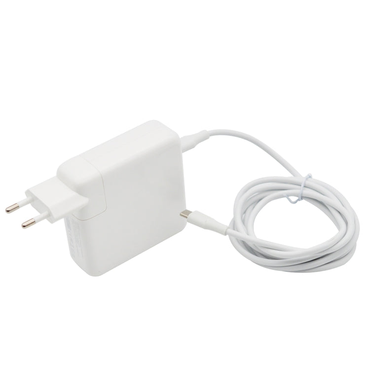 Adaptateur secteur portable 87W Type-C avec câble de charge Type-C 1,8m, prise EU, 87W prise EU