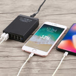 XBX09A Chargeur rapide de voyage 50W 5V 2.4A 6 ports USB