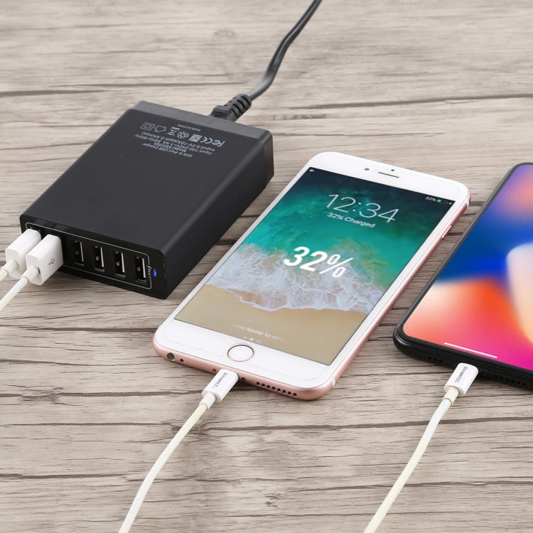 XBX09A Chargeur rapide de voyage 50W 5V 2.4A 6 ports USB