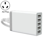 Chargeur rapide de voyage XBX09 40W 5V 8A 5 ports USB, prise britannique (noir), XBX09, 8A