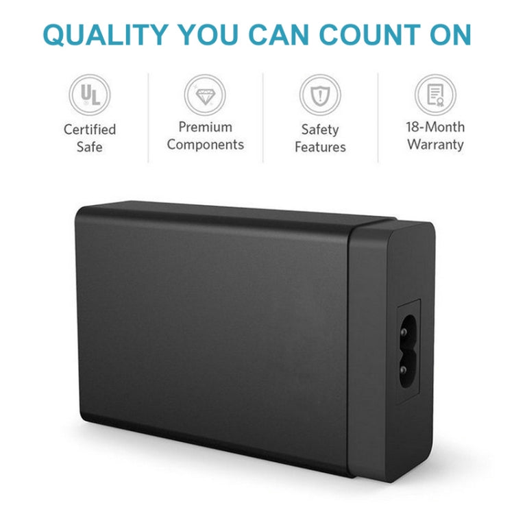 Chargeur rapide de voyage XBX09 40W 5V 8A 5 ports USB, prise britannique (noir), XBX09, 8A