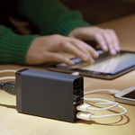 Chargeur rapide de voyage XBX09 40W 5V 8A 5 ports USB, prise britannique (noir), XBX09, 8A