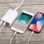 Chargeur rapide de voyage XBX09 40W 5V 8A 5 ports USB, prise britannique (noir), XBX09, 8A