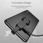Adaptateur de charge rapide LXS08 8 broches vers 8 broches + prise audio 3,5 mm avec support en anneau, 8 broches + 3,5 mm