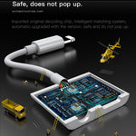 JOYROOM S-Y104 Adaptateur Lightning + 3.5mm Série Ben pour Apple, Longueur : 1.2m