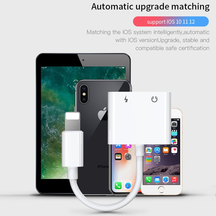 JOYROOM S-Y104 Adaptateur Lightning + 3.5mm Série Ben pour Apple, Longueur : 1.2m