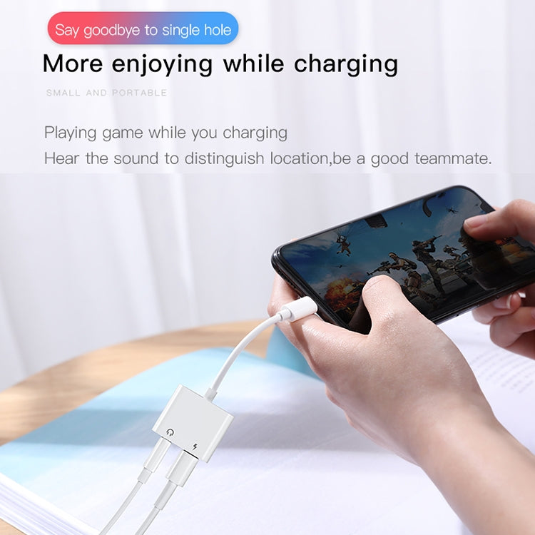 JOYROOM S-Y104 Adaptateur Lightning + 3.5mm Série Ben pour Apple, Longueur : 1.2m