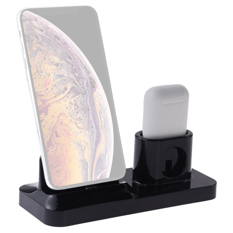 Station de recharge sans fil rechargeable pour téléphone portable et casque, avec interface Micro USB + USB-C / Type-C + 8 broches