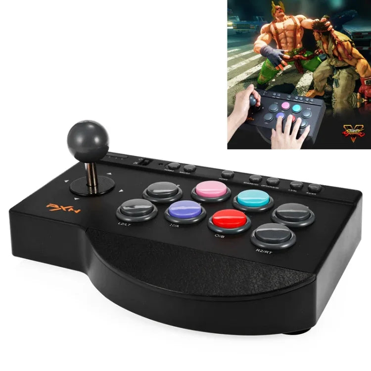 Manette de jeu PXN PXN-0082 Gladiator Street Machine avec bascule pour Nintendo Switch / PC / Android / PS3 / PS4 / Xbox One, PXN-0082
