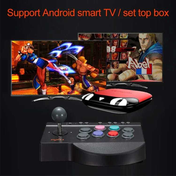 Manette de jeu PXN PXN-0082 Gladiator Street Machine avec bascule pour Nintendo Switch / PC / Android / PS3 / PS4 / Xbox One, PXN-0082