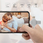 Clé USB double usage 4-en-1 64 Go USB 3.0 + 8 broches + Micro USB + USB-C / Type-C avec fonction OTG, 64 Go