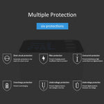 Chargeur multifonction CDA30 20 W avec 3 ports USB + ports USB-C / Type-C et affichage LED, prise US
