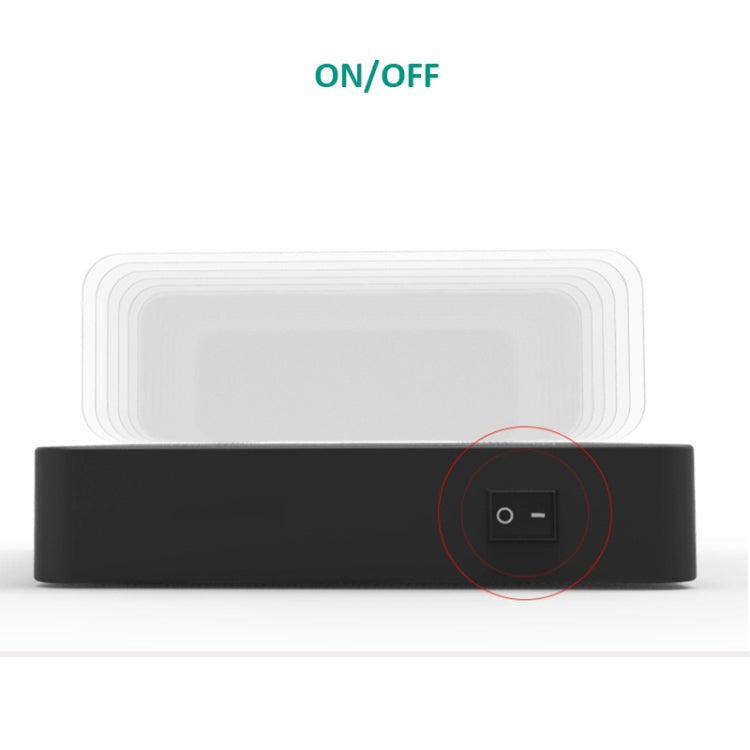 Chargeur multifonction 50 W avec 6 ports USB + 2 ports USB-C/Type-C + chargement sans fil, affichage LED et cadre détachable, prise UE