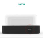 Chargeur multifonction 50W avec 6 ports USB + 2 ports USB-C / Type-C + chargement sans fil avec affichage LED et cadre détachable, prise AU