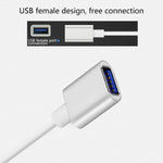 Câble adaptateur Onten 7562 USB femelle vers HDMI pour iPhone / Android (téléphone vers HDTV)