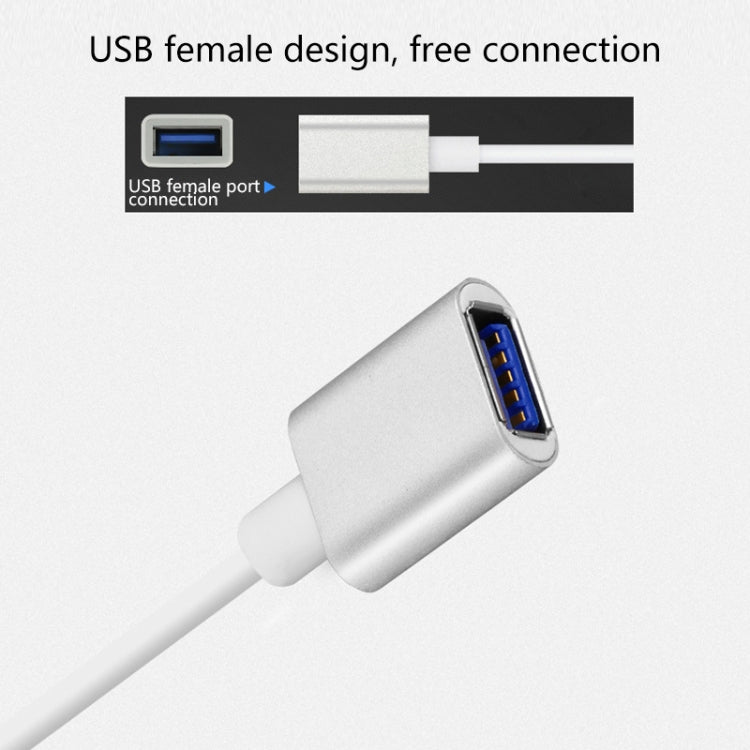 Câble adaptateur Onten 7562 USB femelle vers HDMI pour iPhone / Android (téléphone vers HDTV)